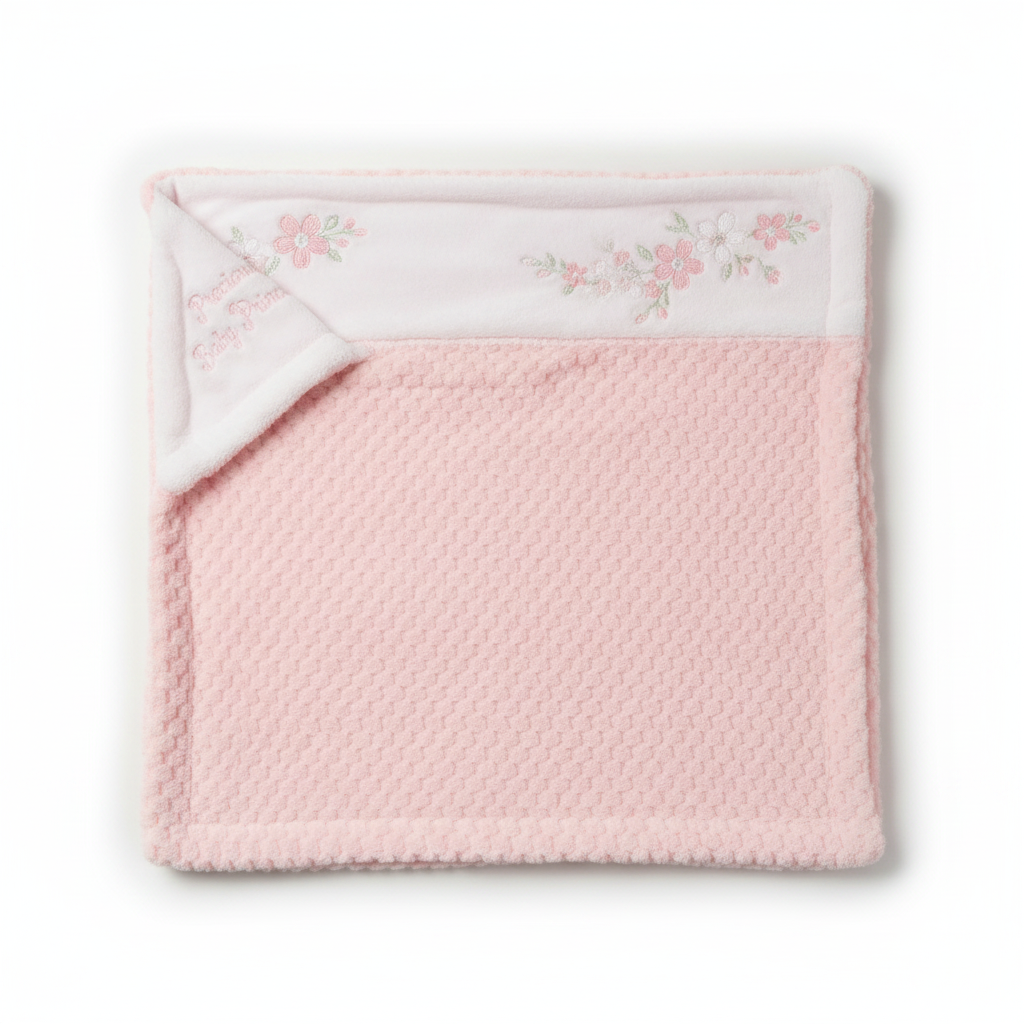 Baby Girls 2 Layer Waffle Wrap
