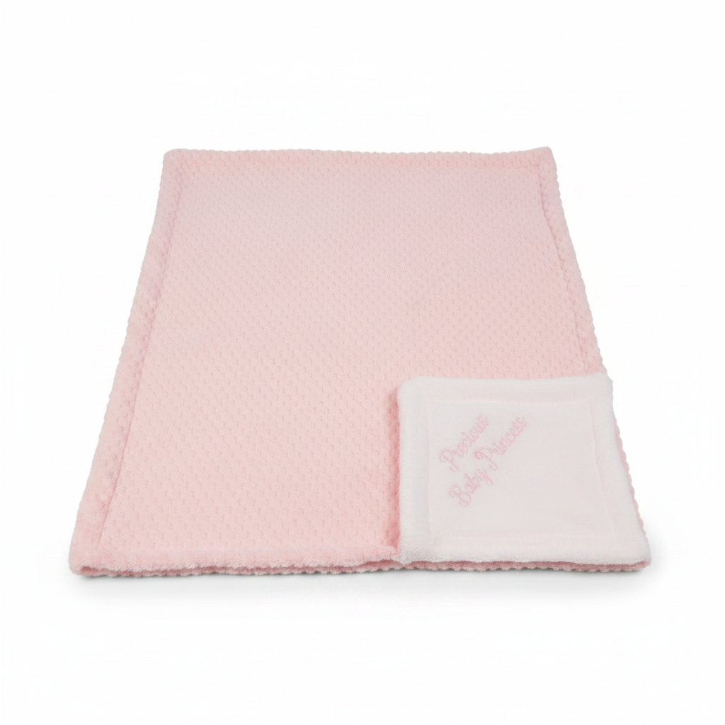 Baby Girls 2 Layer Waffle Wrap