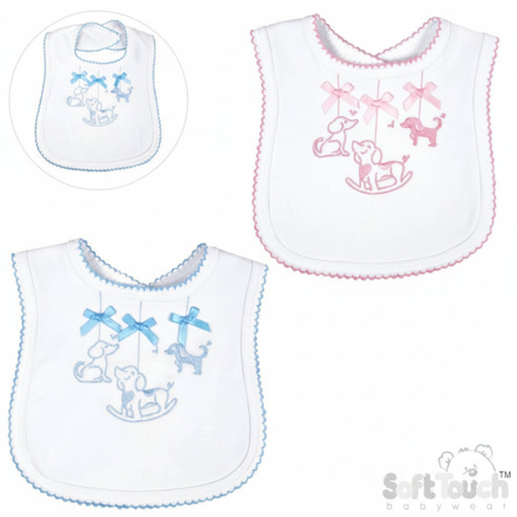 Velco Fastening Embroidered Bib