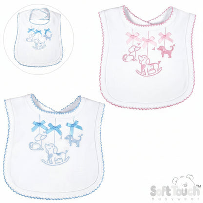 Velco Fastening Embroidered Bib