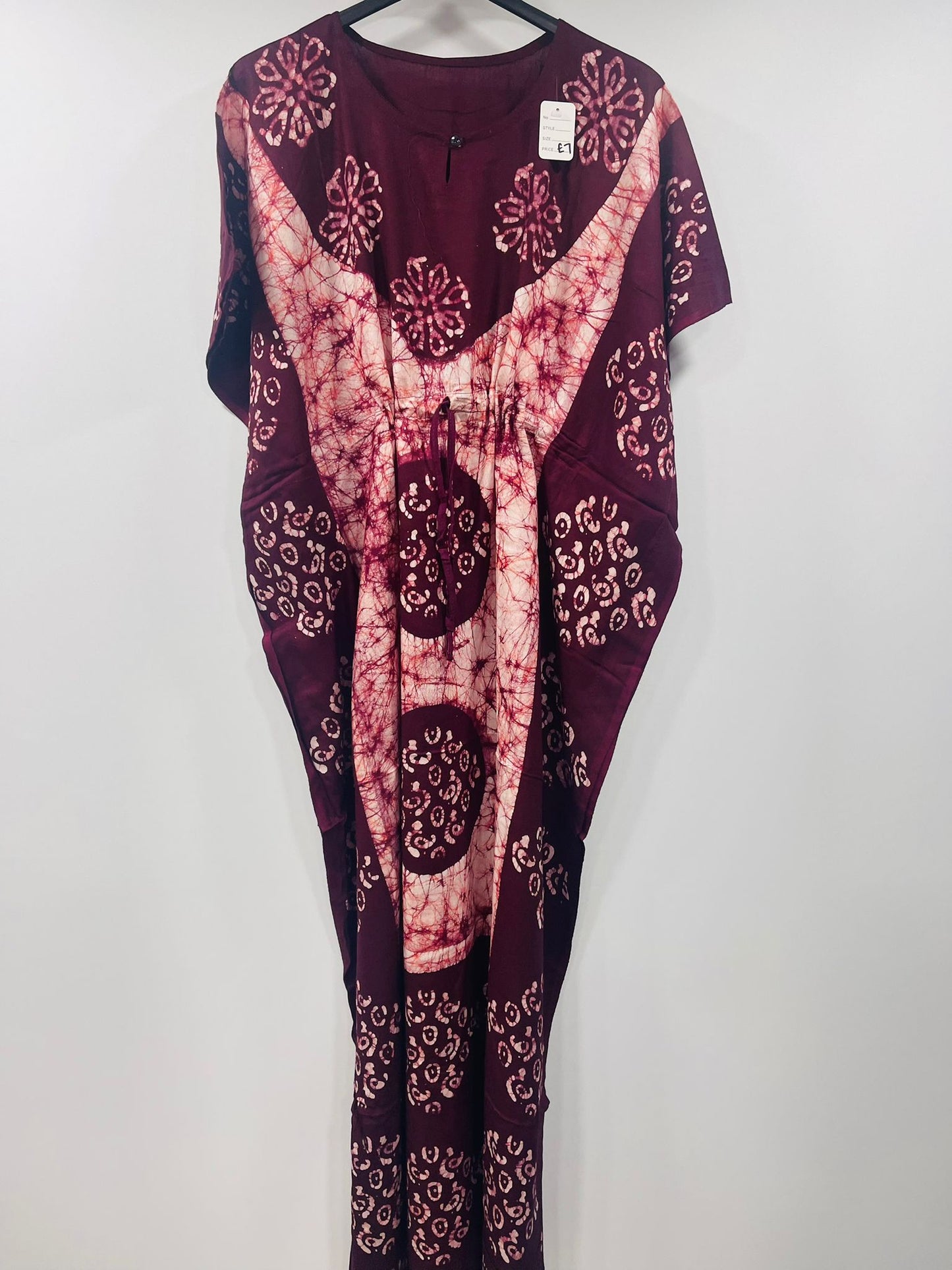 Elegant Batik Kaftan Dress for Women