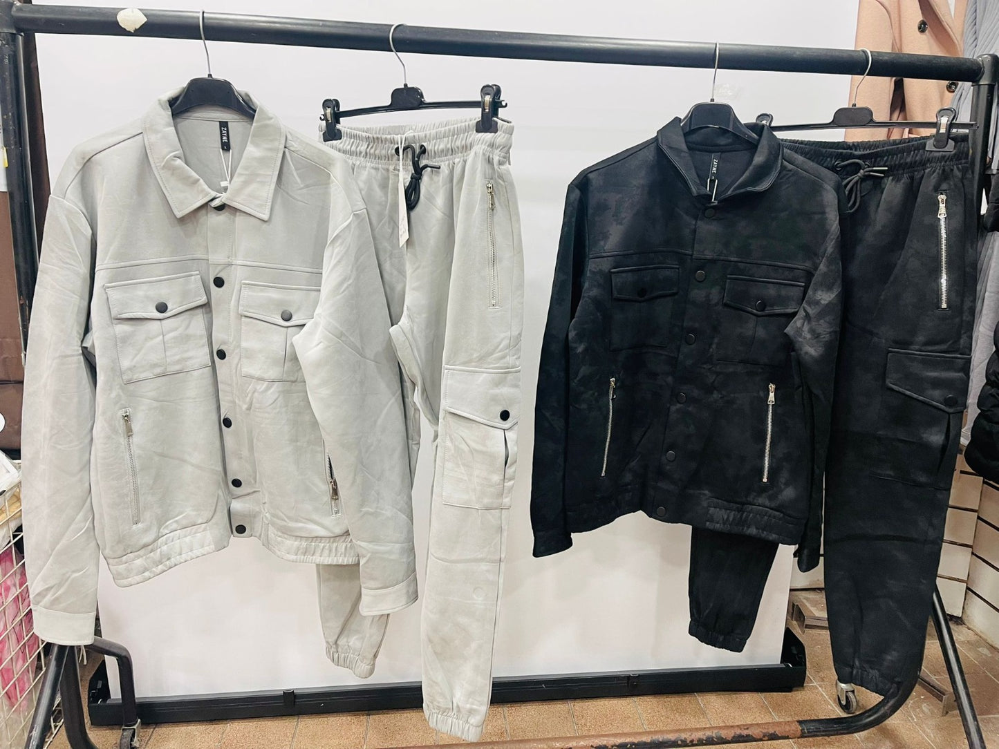 Suede-Finish Cargo Sets