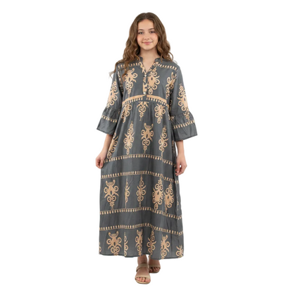 Women's Traditional Motif Print Long Kurti | Elegant Casual Wear
