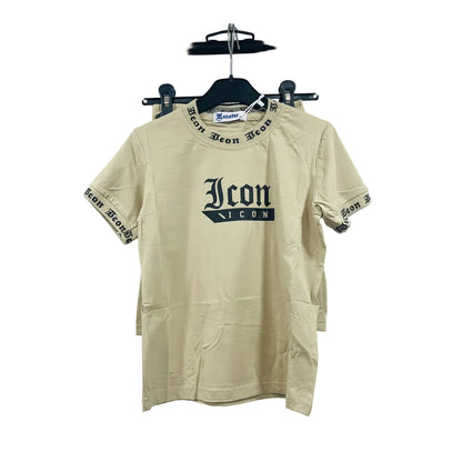 Boys Icon Printed T-Shirt & Shorts Set