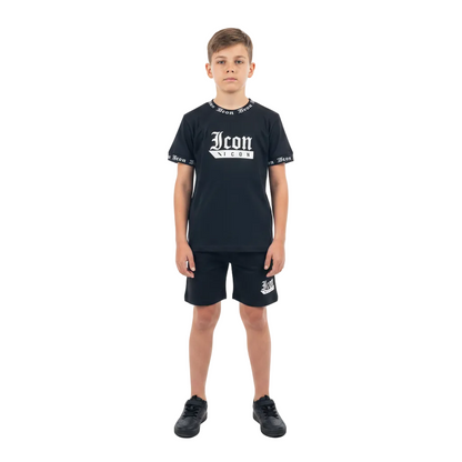 Boys Icon Printed T-Shirt & Shorts Set