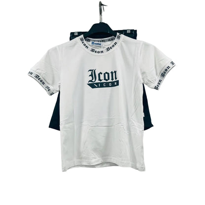 Boys Icon Printed T-Shirt & Shorts Set
