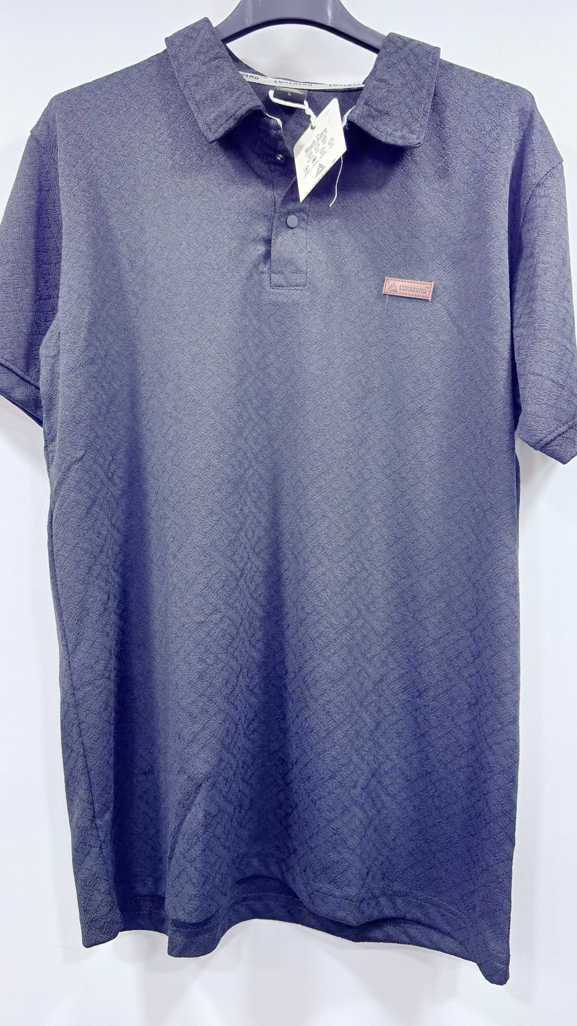 Premium Half-Sleeve Jacquard Polo Shirt