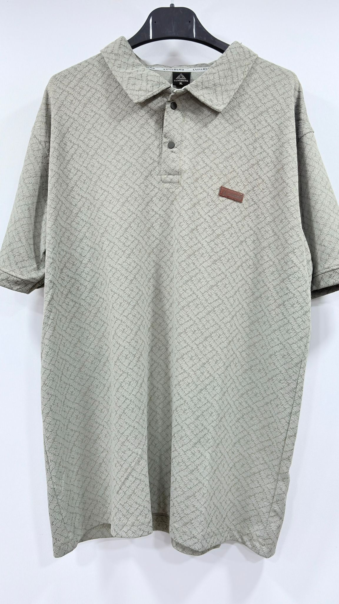 Premium Half-Sleeve Jacquard Polo Shirt
