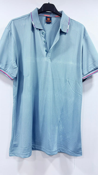 Men's Tipped Collar Short-Sleeve Polo Shirt