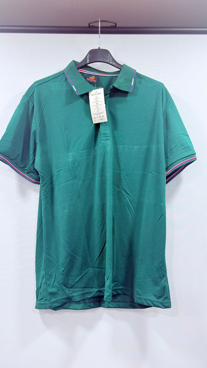 Men's Tipped Collar Short-Sleeve Polo Shirt