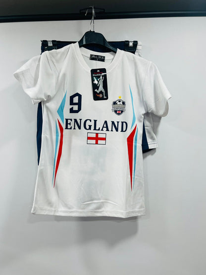 England Sports Jersey & Shorts Set for Kids