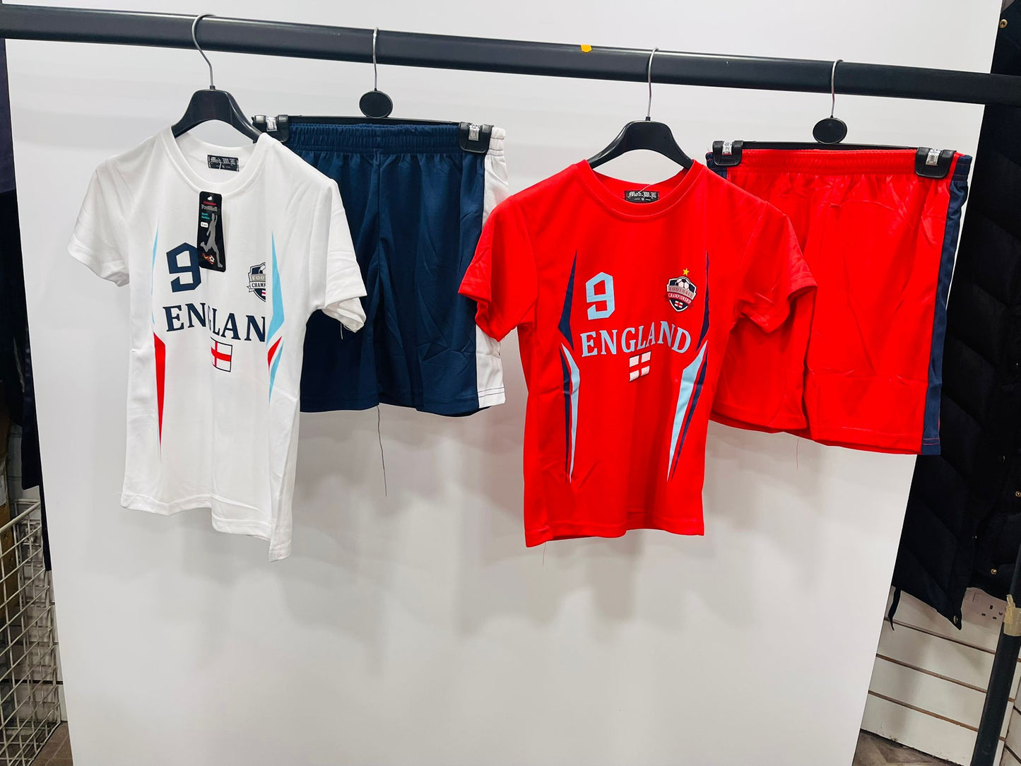 England Sports Jersey & Shorts Set for Kids