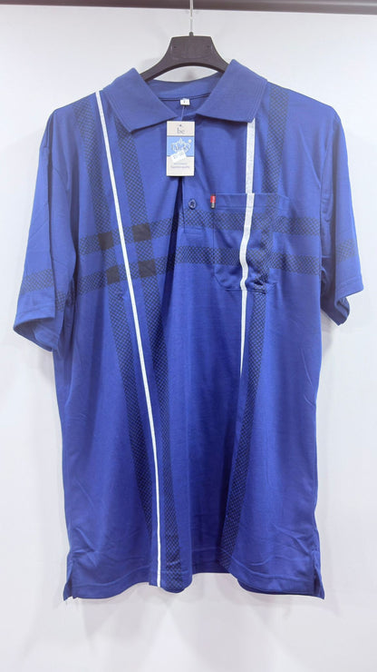 Classic Short-Sleeve Polo Shirt with Chest Pocket