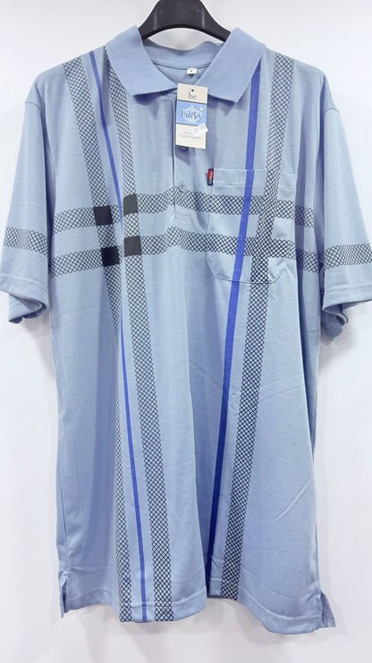 Classic Short-Sleeve Polo Shirt with Chest Pocket