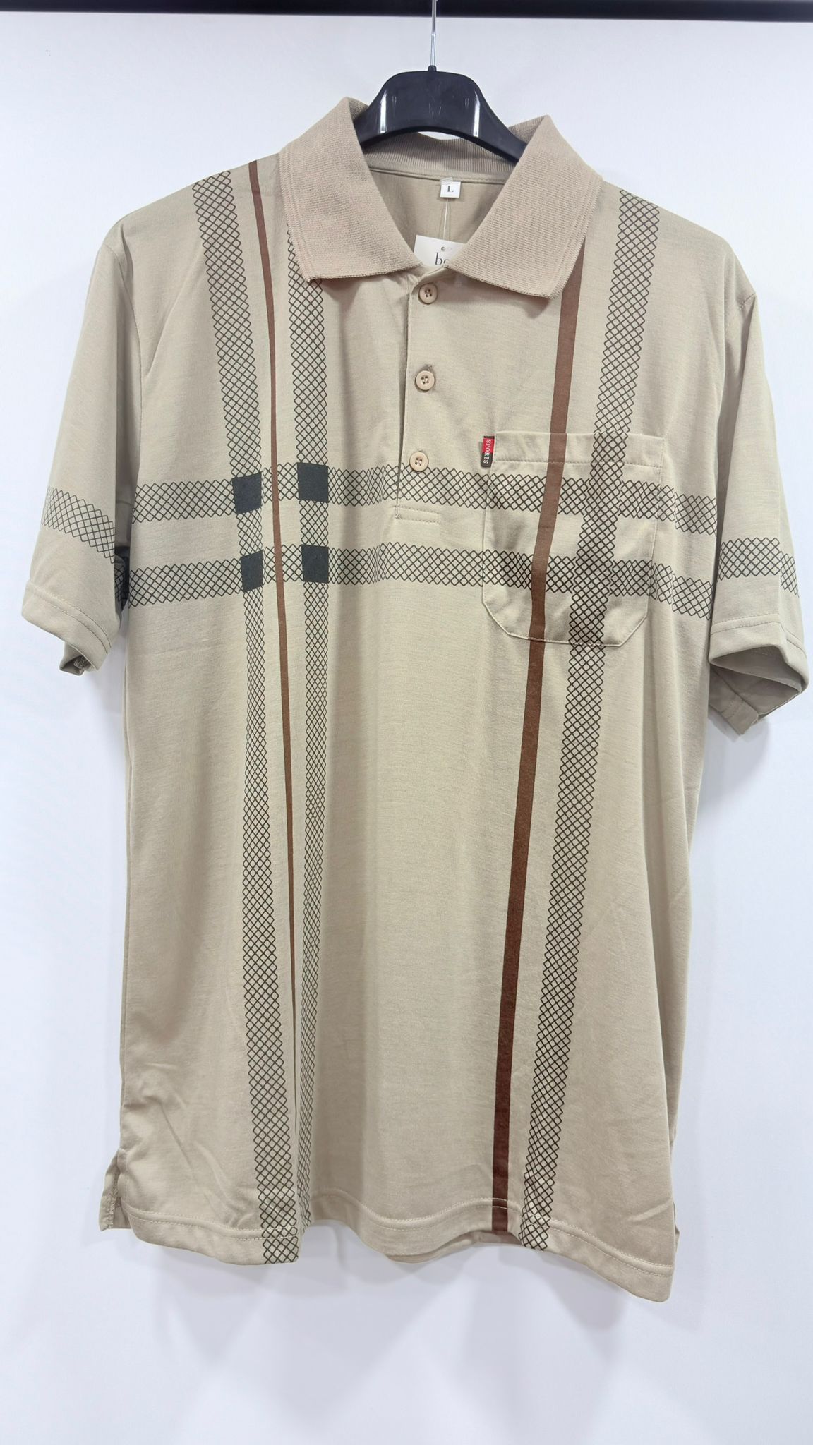 Classic Short-Sleeve Polo Shirt with Chest Pocket