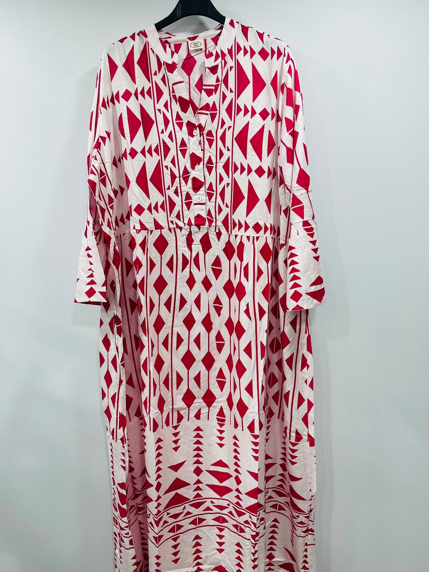 Women's Geometric Print Casual Maxi Dress