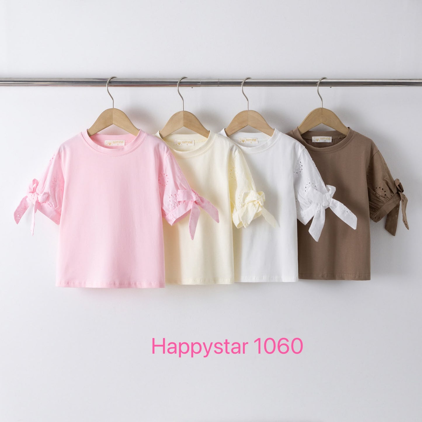 Cute Short-Sleeve Blouses with Tie-Detail Sleeves