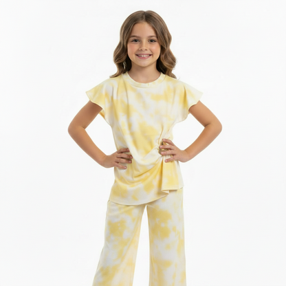 Summer Tie-Dye Co-ord Set with Side Buckle Detail | 2 Piece Outfit