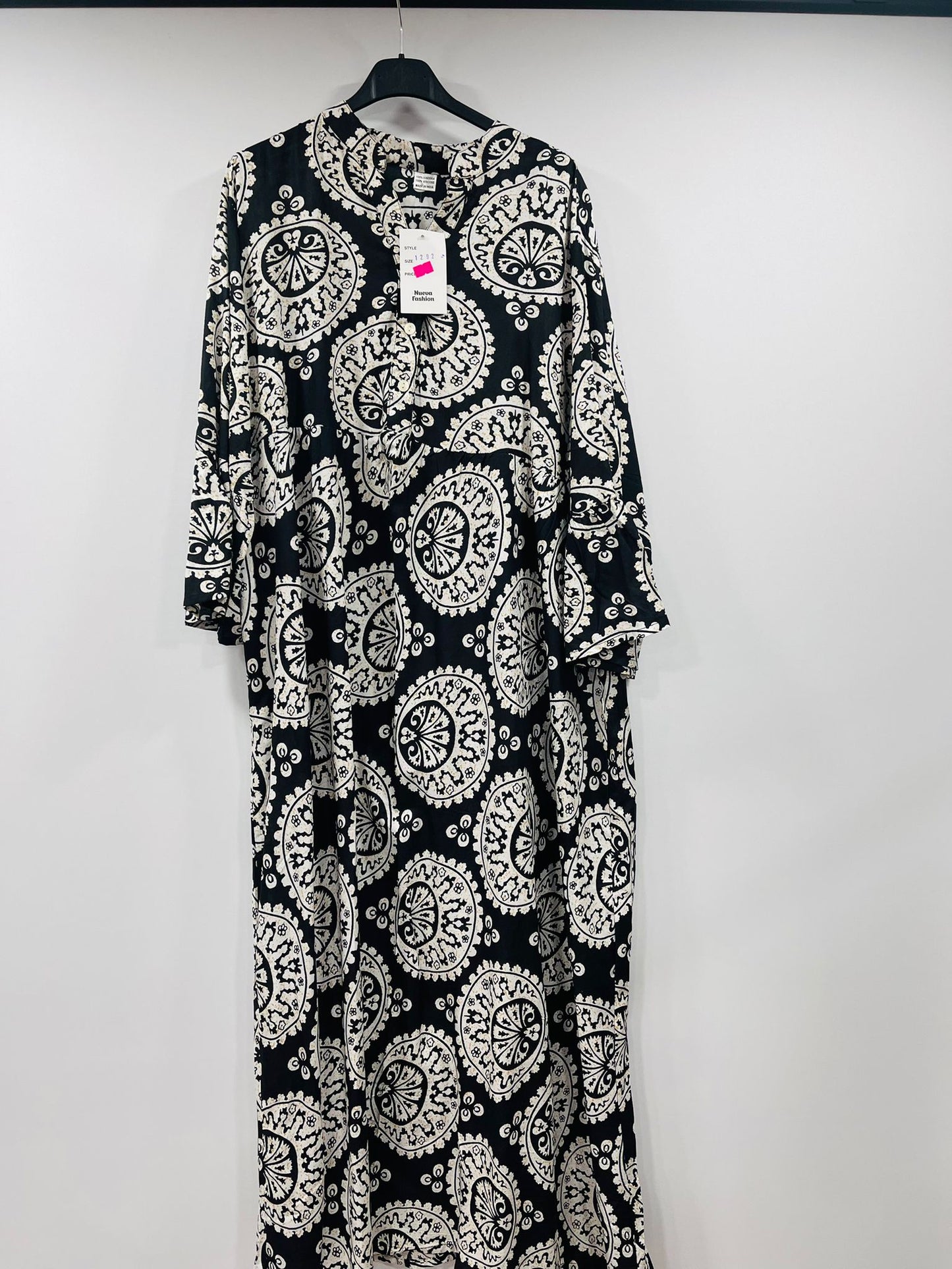 Women's Loose-Fit Bohemian Print A-Line Dresses