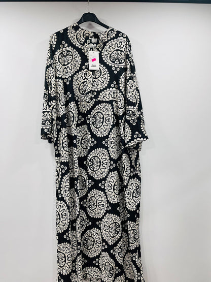 Women's Loose-Fit Bohemian Print A-Line Dresses