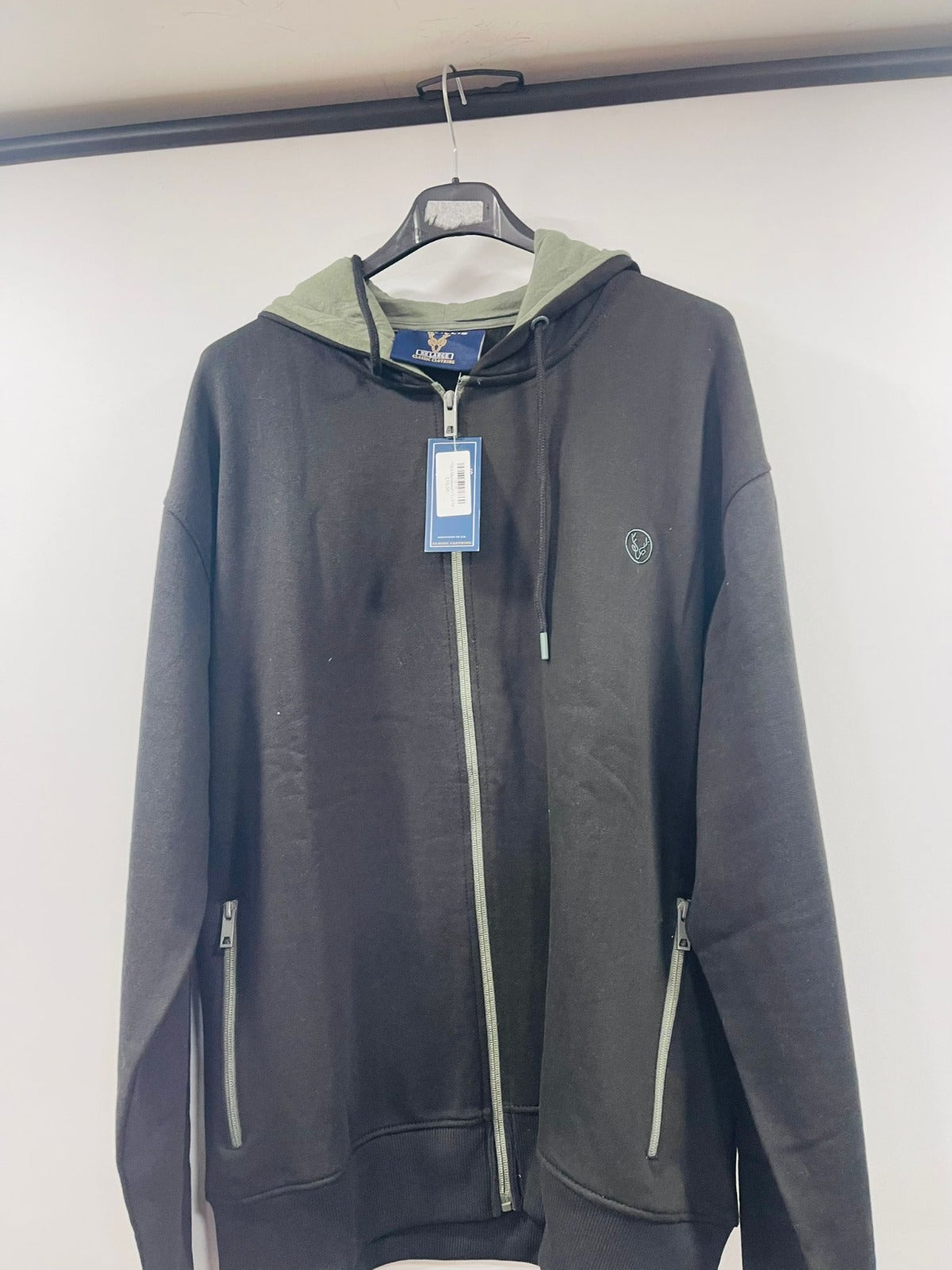 J.J. Willis Embroidered Zip Up Hoodie