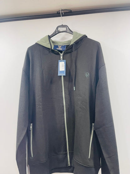 J.J. Willis Embroidered Zip Up Hoodie
