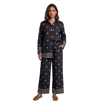 Women's Cotton Printed Co-Ord Set | Casual Two-Piece Outfit