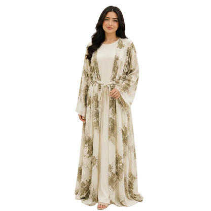 Elegant Printed Kaftan for Women | Modest Maxi Kaftan Dress
