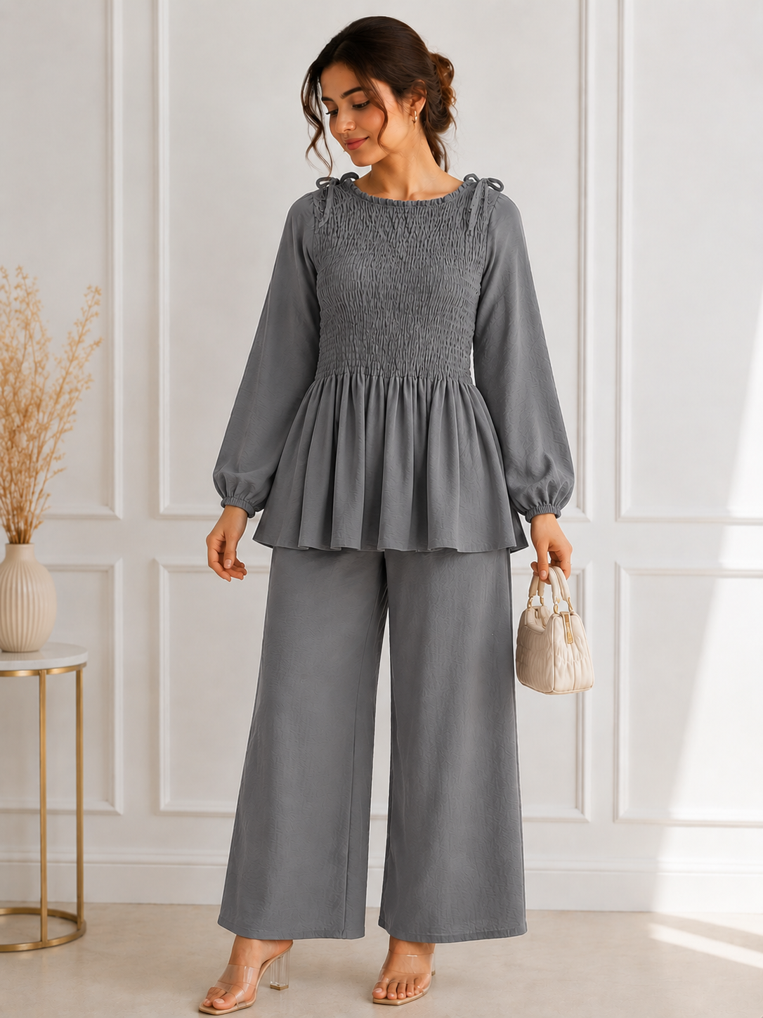 One size two piece cord set
