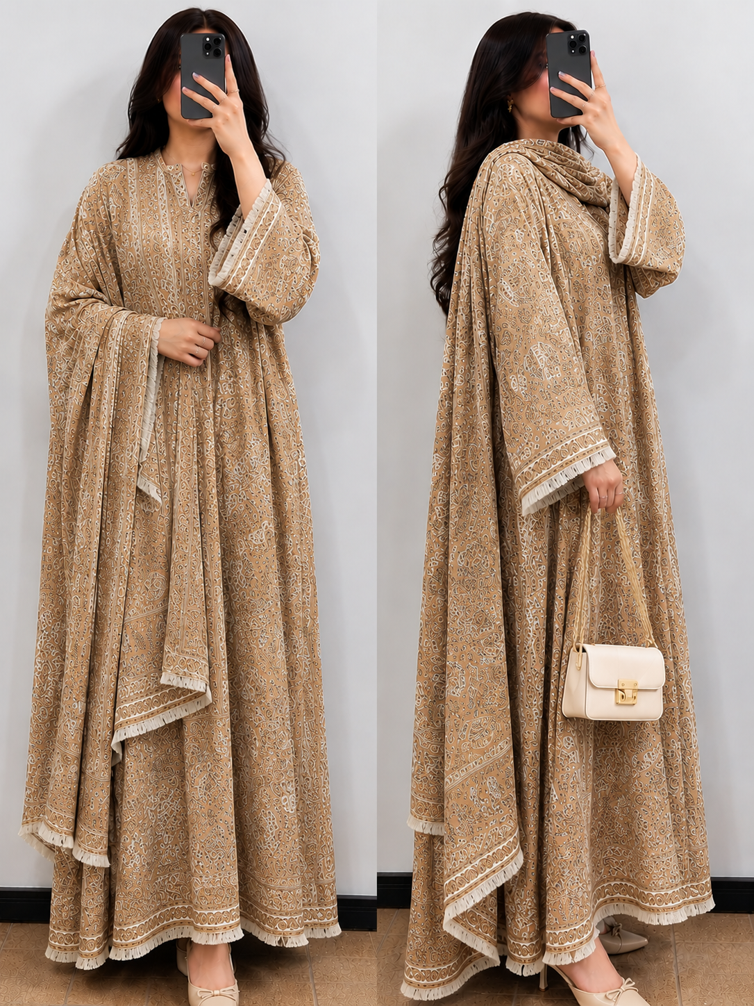 Pashmina abaya and scarf