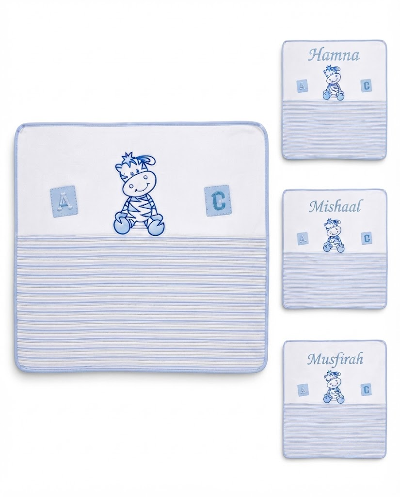 Baby Cotton Blanket | Soft 100% Cotton Pram Blanket