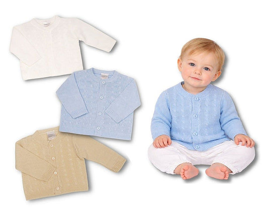 Knitted Baby Boys Cardigan - (PK6) (NB-9m) BW-10-1001_09