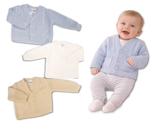 Knitted Baby Boys Cardigan - (PK6) (9-24m) BW-10-1006_24