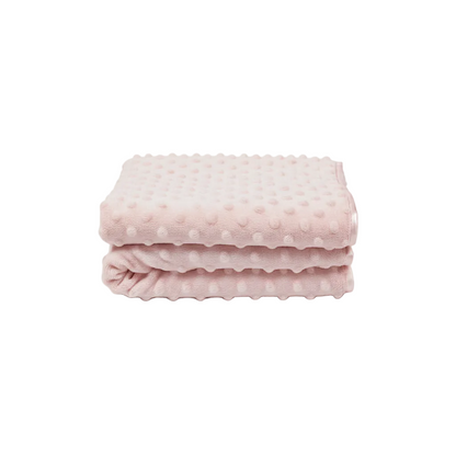 Personalized Baby Velour Bubble Wrap with Fleece Back and Satin Trim - Sky Blue - Bw 112-1036S