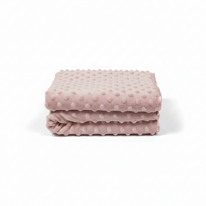 Personalized Baby Velour Bubble Wrap with Fleece Back and Satin Trim - Sky Blue - Bw 112-1036S
