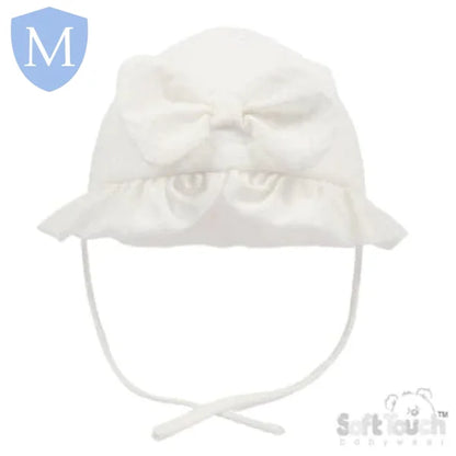 Checked Summer Hat With Bow (H68) (Baby Summer Hats) Mansuri