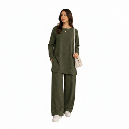 Women's Relaxed Co-Ord Set | Casual Luxe Lounge Wear
