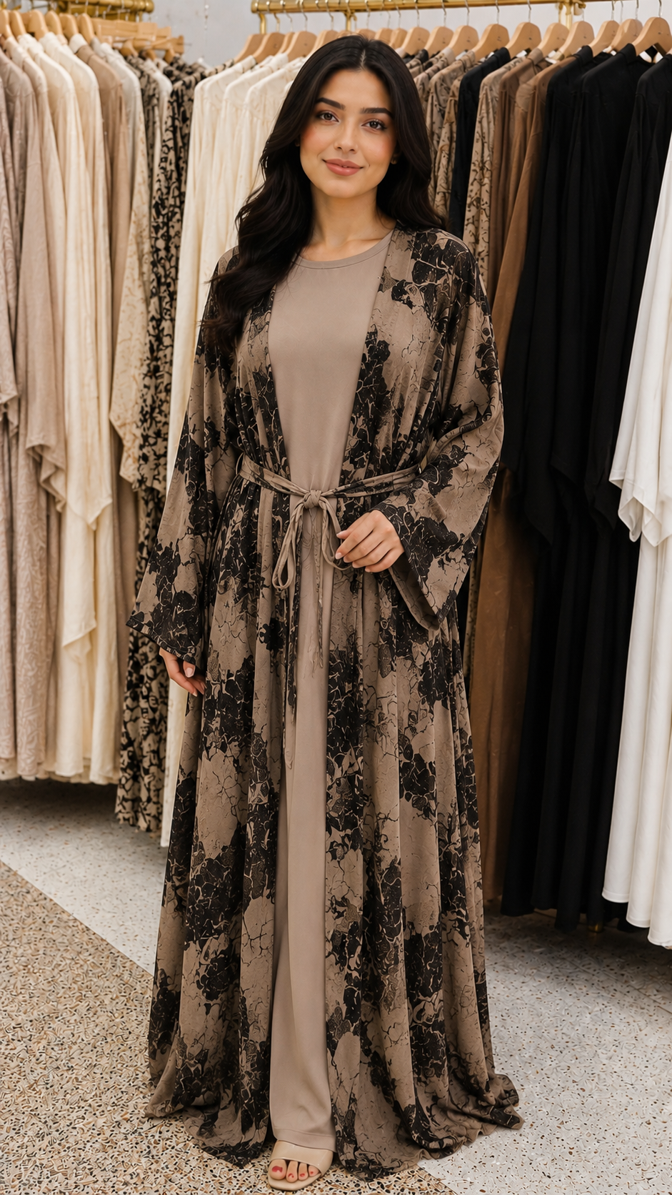 Elegant Printed Kaftan for Women