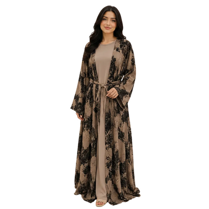 Elegant Printed Kaftan for Women | Modest Maxi Kaftan Dress