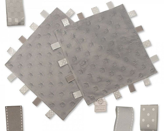 Star Embossed Baby Comforter with Tags - Grey (Gp-25-1024G)