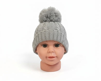Baby Knitted Pom-Pom Hat