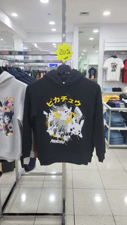 Pikachu Black Hoodie