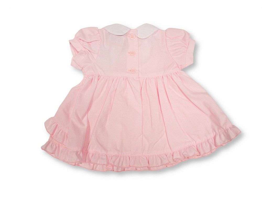 Dress Pink with Ruffles and Bows