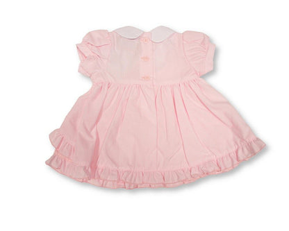 Dress Pink with Ruffles and Bows