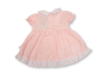 Dress Pink with Ruffles and Bows