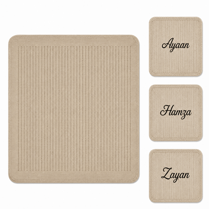 Personalised Baby Cellular Roll Cotton Blanket | 100% Cotton Baby Blanket - MANSURI FASHIONS
