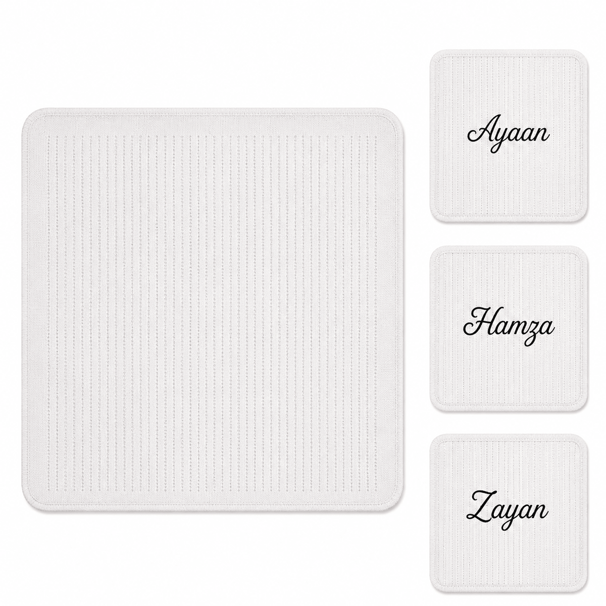 Personalised Baby Cellular Roll Cotton Blanket | 100% Cotton Baby Blanket - MANSURI FASHIONS