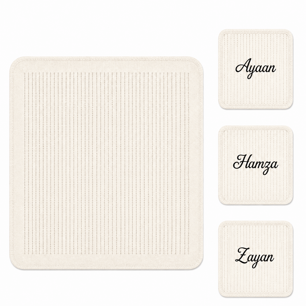 Personalised Baby Cellular Roll Cotton Blanket | 100% Cotton Baby Blanket - MANSURI FASHIONS
