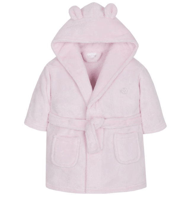 Personalised Baby Hooded Dressing Gown | Plush Fleece Bathrobe - MANSURI FASHIONS