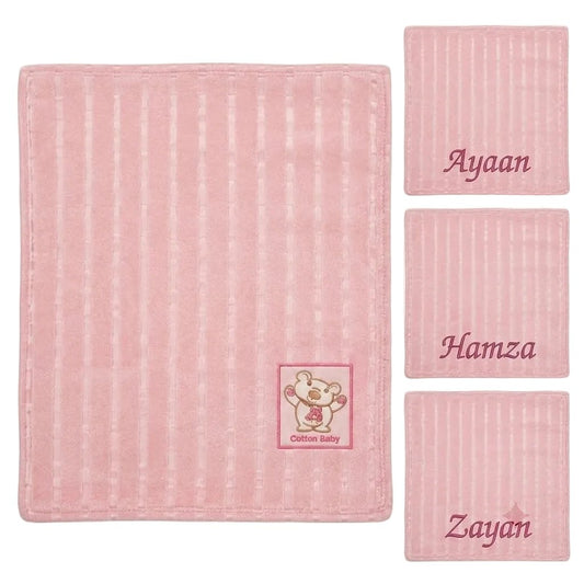 Personalised Baby Pram Blanket | Soft Fleece Baby Blanket for Newborns - MANSURI FASHIONS